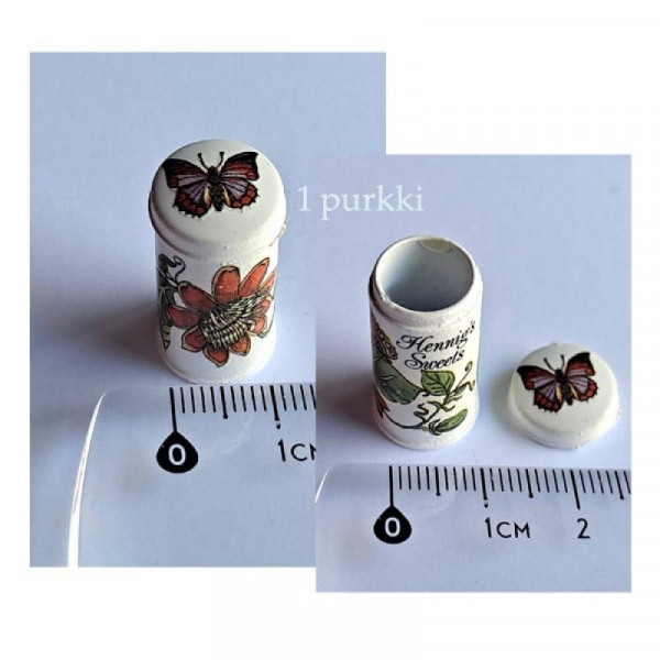 miniatyyrit Nukkekodin purkki  1kpl